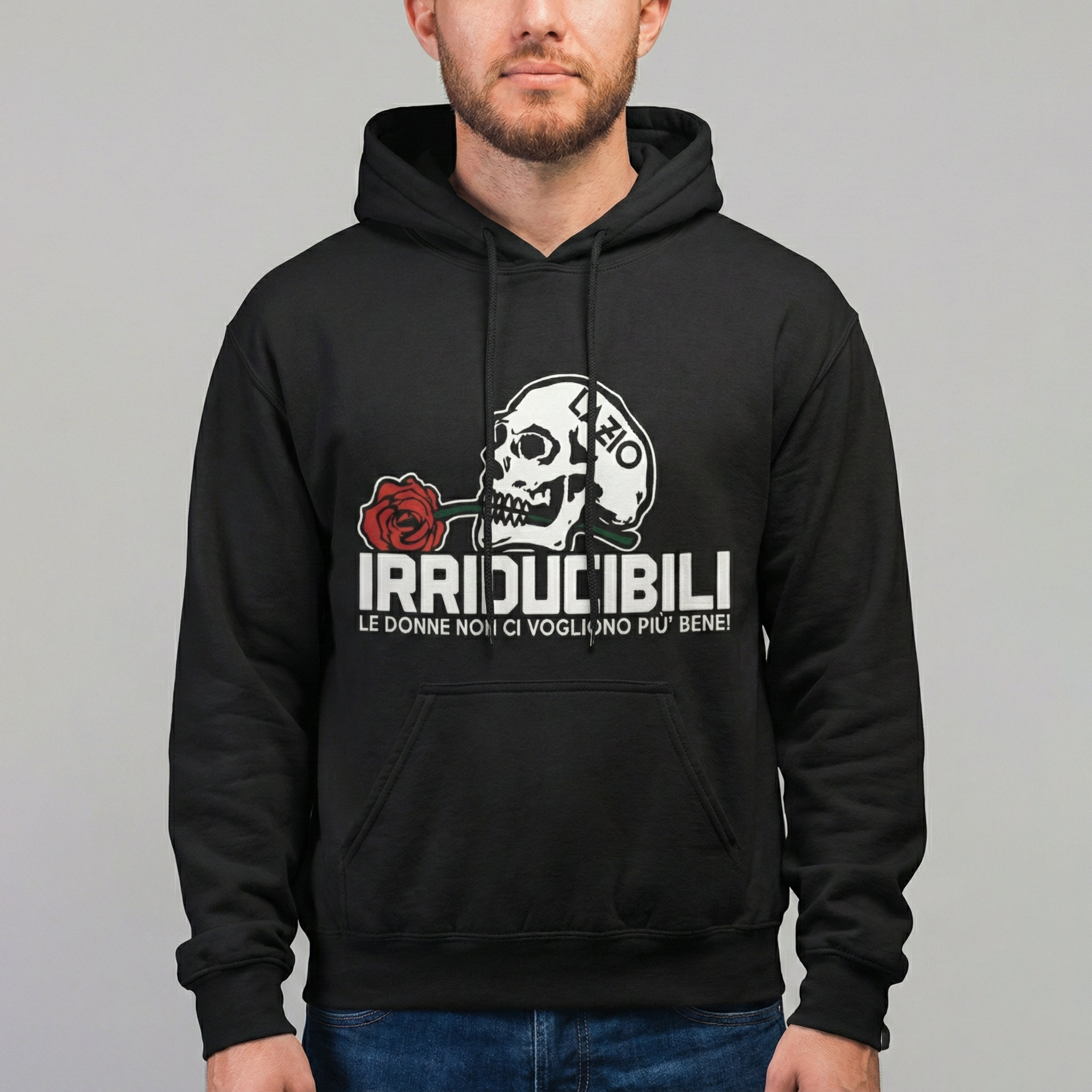 Felpa con Cappuccio "Le Donne Non Ci Vogliono Più Bene"